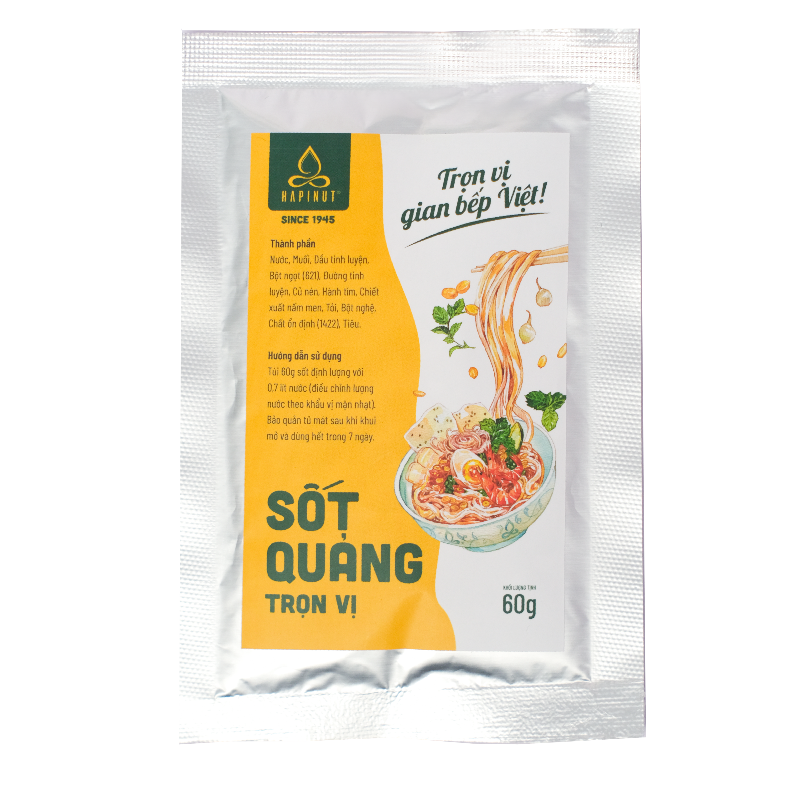 Bộ Mì Quảng trọn vị - Hapinut Noodle Kit - Ảnh 4