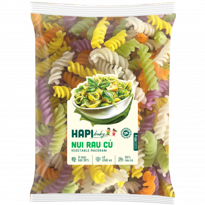 Nui rau củ xoắn HAPI BABY
