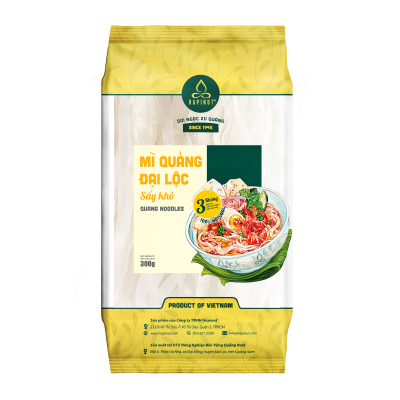 Mì Quảng Trắng Đại Lộc Sấy Khô HAPINUT 300g
