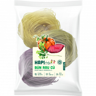 Bún Rau Củ HAPI BABY – Ít tinh bột, X3 chất Xơ