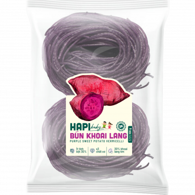 Bún Khoai Lang tím HAPI BABY – Ít tinh bột, X3 chất Xơ