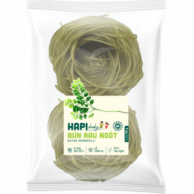Bún Rau Ngót HAPI BABY – Ít tinh bột, X3 chất Xơ
