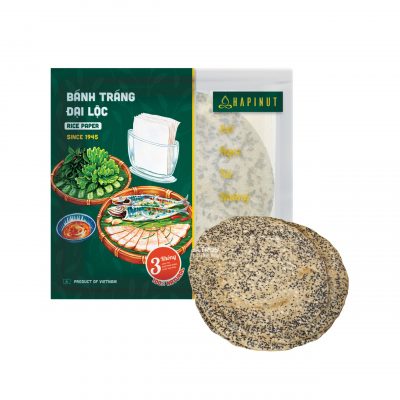 Bánh Tráng Mè Nướng HAPINUT – Ăn Kèm Mì Quảng (Túi 3 cái)